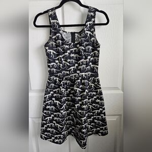 Retrolicious Glow-in-the-dark Dino Print Dress